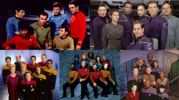 Star Trek five casts